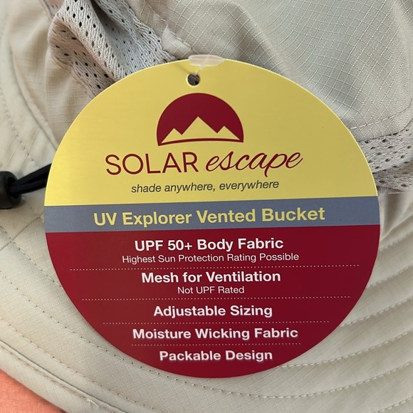 NWT Solar Escape UPF 50+ Explorer Vented Bucket Hat Unisex - Picture 8 of 9